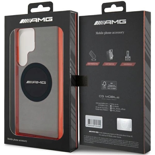 Kup Case AMG AMHMS24L23HBCK Samsung Galaxy S24 Ultra Hartschale Transparent Bicolor MagSafe schwarz/black - MRS96 - {ean13} - Sklep Home Screen