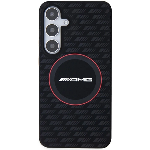 Kup Etui AMG AMHMS24M23SMRK Samsung Galaxy S24+ Plus hardcase Silicone Carbon Pattern MagSafe czarny/black - MRS97 - {ean13} - Sklep Home Screen