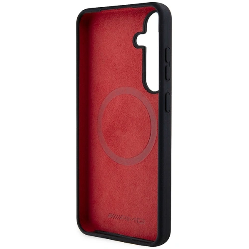 Kup Etui AMG AMHMS24S23SMRK Samsung Galaxy S24 hardcase Silicon Carbon Pattern MagSafe negru/black - MRS99 - {ean13} - Sklep Home Screen