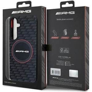 Kup Etui AMG AMHMS24S23SMRK Samsung Galaxy S24 hardcase Silicone Carbon Pattern MagSafe czarny/black - MRS99 - {ean13} - Sklep Home Screen