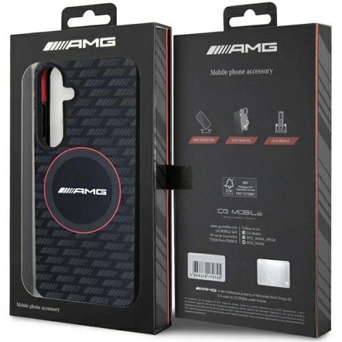 Kup Etui AMG AMHMS24S23SMRK Samsung Galaxy S24 hardcase Silicon Carbon Pattern MagSafe negru/black - MRS99 - {ean13} - Sklep Home Screen