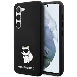 Kup Etui Karl Lagerfeld KLHCS24MSNCHBCK Samsung Galaxy S24+ Plus hardcase Silicone Choupette negru/black - KLD1908 - {ean13} - Sklep Home Screen