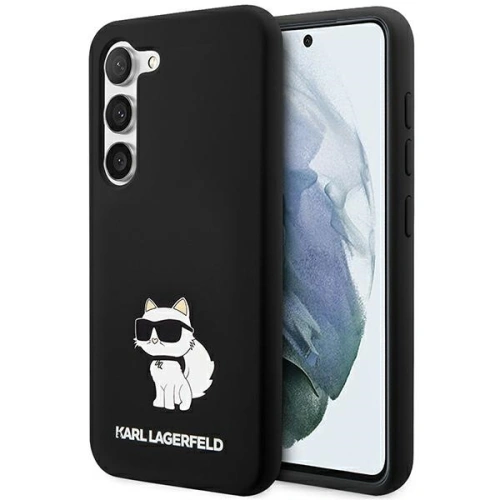 Kup Etui Karl Lagerfeld KLHCS24MSNCHBCK Samsung Galaxy S24+ Plus hardcase Silicone Choupette negru/black - KLD1908 - {ean13} - Sklep Home Screen