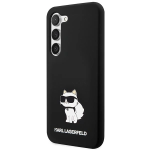Kup Etui Karl Lagerfeld KLHCS24MSNCHBCK Samsung Galaxy S24+ Plus hardcase Silicone Choupette czarny/black - KLD1908 - {ean13} - Sklep Home Screen