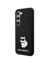 Kup Etui Karl Lagerfeld KLHCS24MSNCHBCK Samsung Galaxy S24+ Plus hardcase Silicone Choupette czarny/black - KLD1908 - {ean13} - Sklep Home Screen