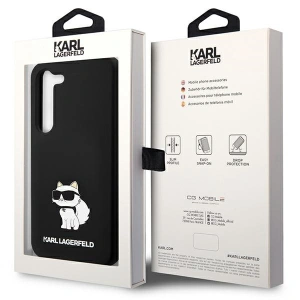 Kup Etui Karl Lagerfeld KLHCS24MSNCHBCK Samsung Galaxy S24+ Plus hardcase Silicone Choupette czarny/black - KLD1908 - {ean13} - Sklep Home Screen