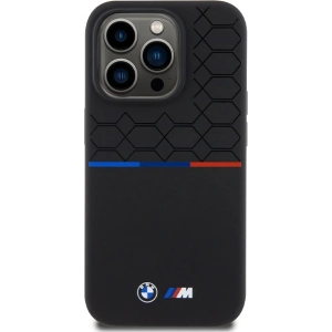 Kup Etui BMW BMHMP15L22SMPK Apple iPhone 15 Pro hardcase M Silicone Pattern MagSafe czarny/black - BMW639 - {ean13} - Sklep Home Screen