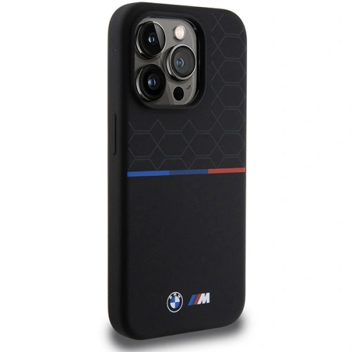 Kup Etui BMW BMHMP15L22SMPK Apple iPhone 15 Pro kemény tok M Szilikon Minta MagSafe fekete/black - BMW639 - {ean13} - Sklep Home Screen