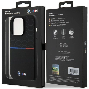 Kup Etui BMW BMHMP15L22SMPK Apple iPhone 15 Pro hardcase M Silicone Pattern MagSafe czarny/black - BMW639 - {ean13} - Sklep Home Screen