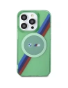Kup Case BMW BMHMP15LHDTN Apple iPhone 15 Pro Hardcase M Tricolor Stripes MagSafe grün/green - BMW641 - {ean13} - Sklep Home Screen