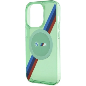 Kup Etui BMW BMHMP15LHDTN Apple iPhone 15 Pro hardcase M Tricolor Stripes MagSafe zielony/green - BMW641 - {ean13} - Sklep Home Screen