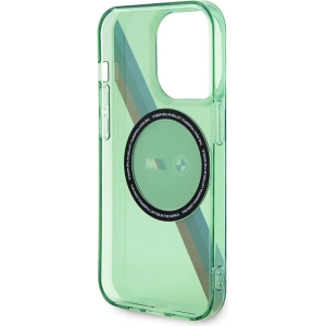 Kup Etui BMW BMHMP15LHDTN Apple iPhone 15 Pro hardcase M Tricolor Stripes MagSafe zielony/green - BMW641 - {ean13} - Sklep Home Screen