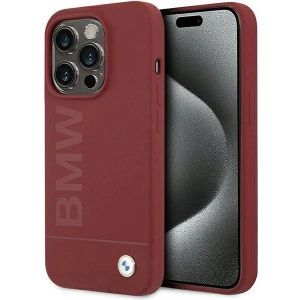 Kup Etui BMW BMHMP15LSLBLRE Apple iPhone 15 Pro hardcase Silicone Big Logo MagSafe czerwony/red - BMW642 - {ean13} - Sklep Home Screen