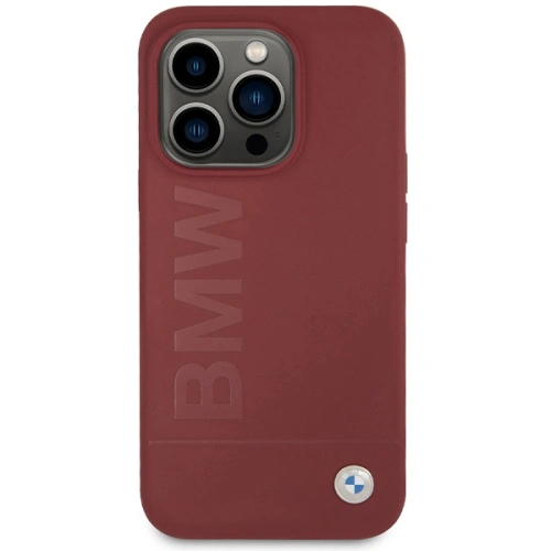 Kup Case BMW BMHMP15LSLBLRE Apple iPhone 15 Pro Hardcase Silikon Big Logo MagSafe rot/red - BMW642 - {ean13} - Sklep Home Screen