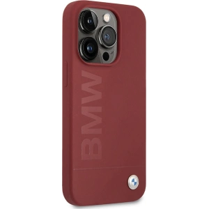 Kup Etui BMW BMHMP15LSLBLRE Apple iPhone 15 Pro hardcase Silicone Big Logo MagSafe czerwony/red - BMW642 - {ean13} - Sklep Home Screen
