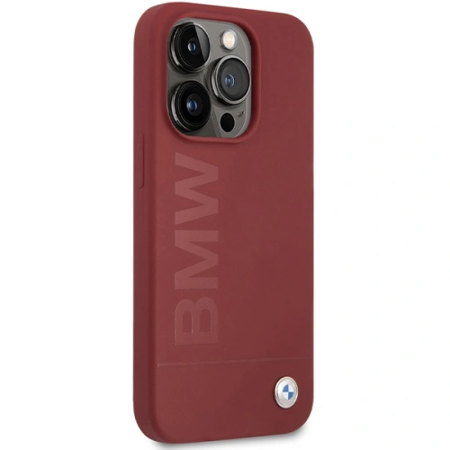 Kup Etui BMW BMHMP15LSLBLRE Apple iPhone 15 Pro keménytok Szilikon Nagy Logo MagSafe piros/red - BMW642 - {ean13} - Sklep Home Screen