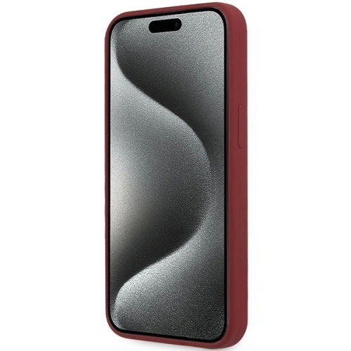 Kup Case BMW BMHMP15LSLBLRE Apple iPhone 15 Pro Hardcase Silikon Big Logo MagSafe rot/red - BMW642 - {ean13} - Sklep Home Screen