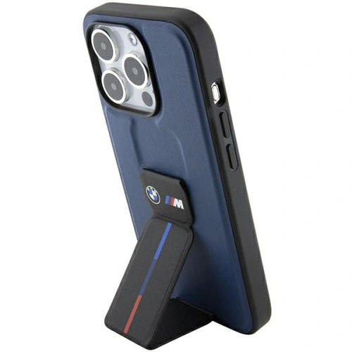 Kup Etui BMW BMHCP15LGSPBIV Apple iPhone 15 Pro hardcase M Grip Stand Bicolor granat/albastru marin - BMW643 - {ean13} - Sklep Home Screen