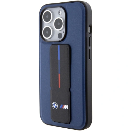 Kup Etui BMW BMHCP15LGSPBIV Apple iPhone 15 Pro hardcase M Grip Stand Bicolor granat/albastru marin - BMW643 - {ean13} - Sklep Home Screen