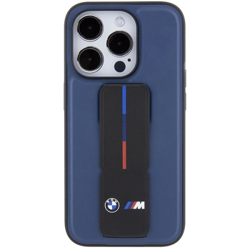 Kup Etui BMW BMHCP15LGSPBIV Apple iPhone 15 Pro hardcase M Grip Stand Bicolor granat/albastru marin - BMW643 - {ean13} - Sklep Home Screen