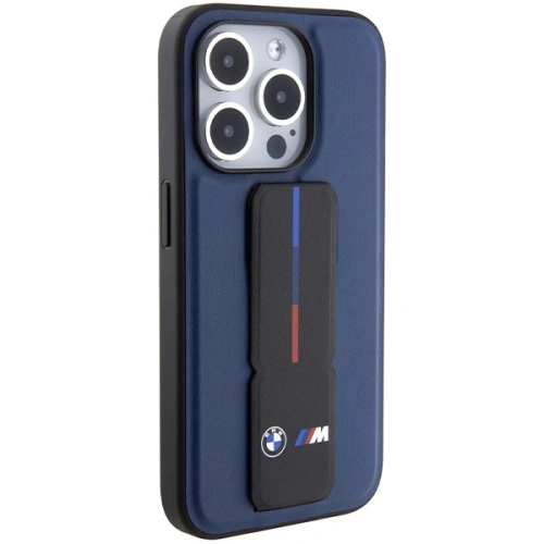 Kup Etui BMW BMHCP15LGSPBIV Apple iPhone 15 Pro hardcase M Grip Stand Bicolor granat/albastru marin - BMW643 - {ean13} - Sklep Home Screen