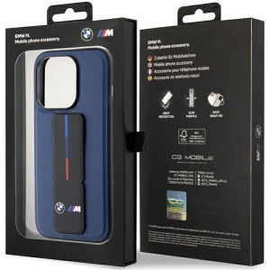 Kup Etui BMW BMHCP15LGSPBIV Apple iPhone 15 Pro hardcase M Grip Stand Bicolor granatowy/navy - BMW643 - {ean13} - Sklep Home Screen