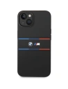 Buy BMW BMHCP15S22SDTK Apple iPhone 15 / 14 / 13 hardcase M Silicone Tricolor Lines black - BMW645 - {ean13} - Home Screen Store Europe