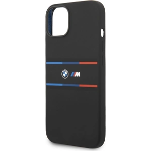 Kup Etui BMW BMHCP15S22SDTK Apple iPhone 15 / 14 / 13 hardcase M Silicon Tricolor Lines negru/black - BMW645 - {ean13} - Sklep Home Screen