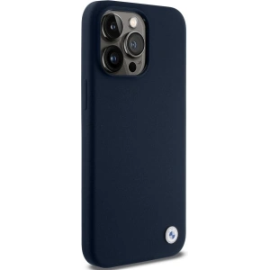 Buy BMW BMHCP15XSILNA Apple iPhone 15 Pro Max hardcase Silicone Metal Logo navy - BMW646 - {ean13} - Home Screen Store Europe