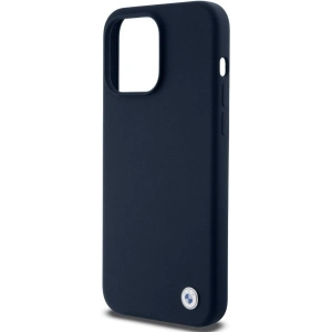 Buy BMW BMHCP15XSILNA Apple iPhone 15 Pro Max hardcase Silicone Metal Logo navy - BMW646 - {ean13} - Home Screen Store Europe