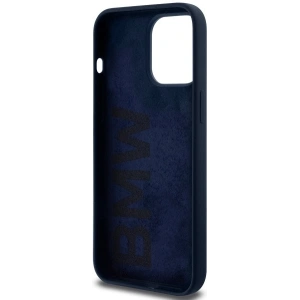 Buy BMW BMHCP15XSILNA Apple iPhone 15 Pro Max hardcase Silicone Metal Logo navy - BMW646 - {ean13} - Home Screen Store Europe