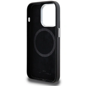 Kup Case BMW BMHMP14L23PUFWK Apple iPhone 14 Pro Signature Wrapped Metal MagSafe schwarz/black - BMW647 - {ean13} - Sklep Home Screen