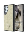 Etui Guess GUHCS24LHDGPPD Samsung Galaxy S24 Ultra hardcase Rhinestone Triangle auriu/gold