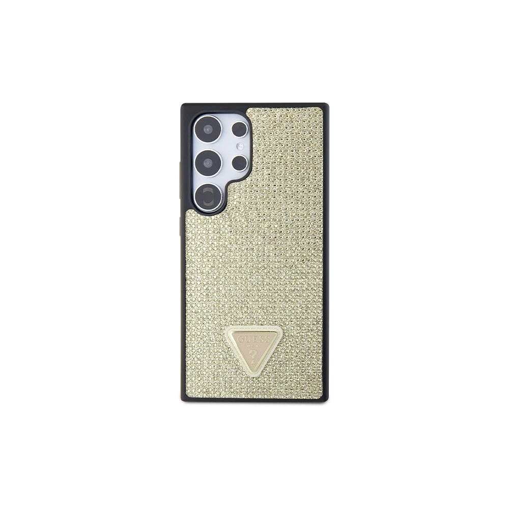 Etui Guess GUHCS24LHDGPPD Samsung Galaxy S24 Ultra hardcase Rhinestone Triangle złoty/gold