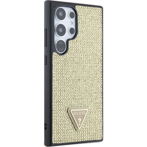 Buy Guess GUHCS24LHDGPPD Samsung Galaxy S24 Ultra hardcase Rhinestone Triangle gold - GUE3336 - {ean13} - Home Screen Store Europe