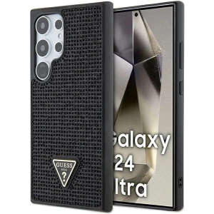 Buy Guess GUHCS24LHDGPPK Samsung Galaxy S24 Ultra hardcase Rhinestone Triangle black - GUE3337 - {ean13} - Home Screen Store Europe