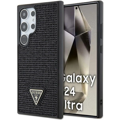 Kup Etui Guess GUHCS24LHDGPPK Samsung Galaxy S24 Ultra hardcase Rhinestone Triangle negru/black - GUE3337 - {ean13} - Sklep Home Screen