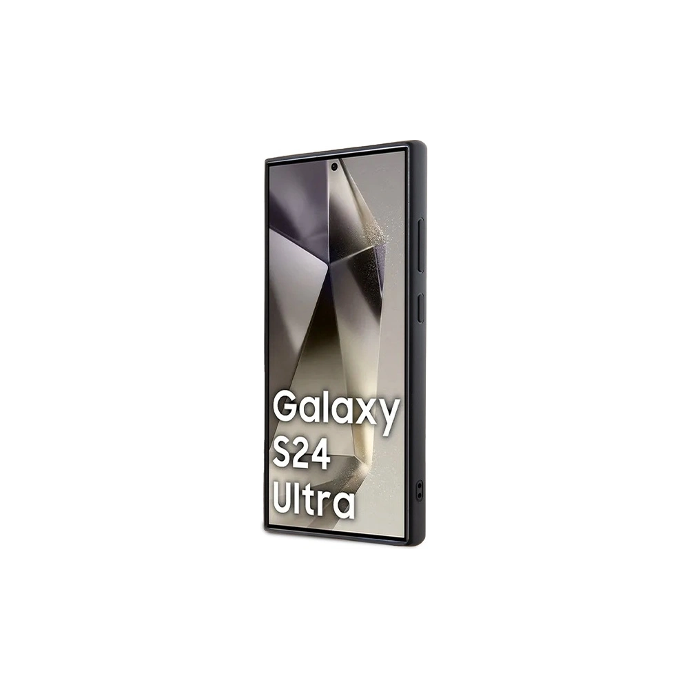 Etui Guess GUHCS24LHDGPPK Samsung Galaxy S24 Ultra hardcase Rhinestone Triangle czarny/black