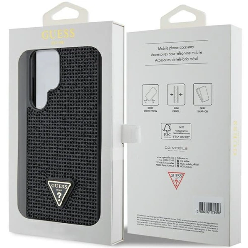 Kup Etui Guess GUHCS24LHDGPPK Samsung Galaxy S24 Ultra hardcase Rhinestone Triangle negru/black - GUE3337 - {ean13} - Sklep Home Screen