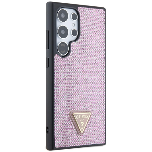 Kup Etui Guess GUHCS24LHDGPPP Samsung Galaxy S24 Ultra hardcase Rhinestone Triangle růžový/pink - GUE3338 - {ean13} - Sklep Home Screen