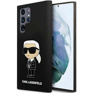 Buy Karl Lagerfeld KLHCS24LSNIKBCK Samsung Galaxy S24 Ultra hardcase Silicone Ikonik black - KLD1909 - {ean13} - Home Screen Store Europe