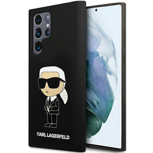 Kup Etui Karl Lagerfeld KLHCS24LSNIKBCK Samsung Galaxy S24 Ultra kemény tok Szilikon Ikonik fekete/black - KLD1909 - {ean13} - Sklep Home Screen