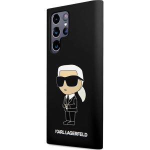 Kup Etui Karl Lagerfeld KLHCS24LSNIKBCK Samsung Galaxy S24 Ultra hardcase Silicone Ikonik czarny/black - KLD1909 - {ean13} - Sklep Home Screen