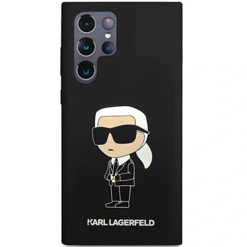 Kup Etui Karl Lagerfeld KLHCS24LSNIKBCK Samsung Galaxy S24 Ultra tvrdý silikonový kryt Ikonik černý/black - KLD1909 - {ean13} - Sklep Home Screen