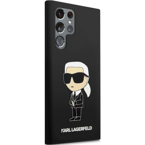 Kup Etui Karl Lagerfeld KLHCS24LSNIKBCK Samsung Galaxy S24 Ultra hardcase Silicone Ikonik czarny/black - KLD1909 - {ean13} - Sklep Home Screen