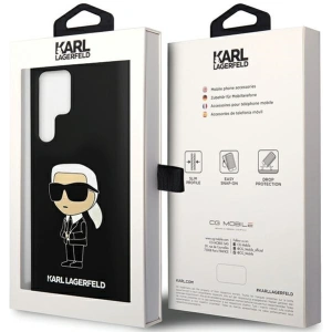 Kup Etui Karl Lagerfeld KLHCS24LSNIKBCK Samsung Galaxy S24 Ultra hardcase Silicone Ikonik czarny/black - KLD1909 - {ean13} - Sklep Home Screen
