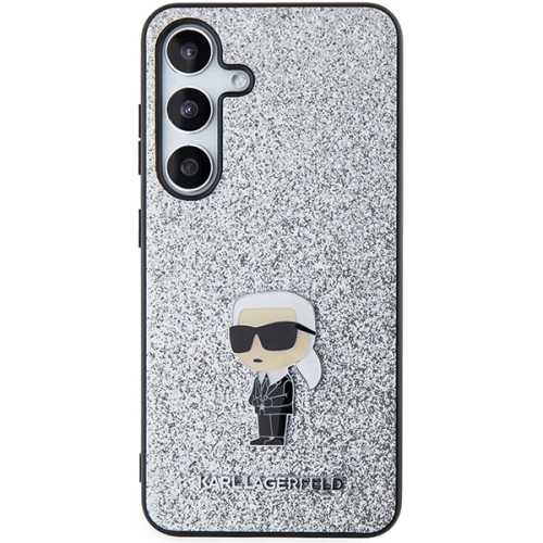 Kup Etui Karl Lagerfeld KLHCS24MGCNPSG Samsung Galaxy S24+ Plus hardcase Fixed Glitter Ikonik Logo Metal Pin argintiu/silver - KLD1910 - {ean13} - Sklep Home Screen