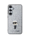 Kup Etui Karl Lagerfeld KLHCS24MGCNPSG Samsung Galaxy S24+ Plus hardcase Fixed Glitter Ikonik Logo Metal Pin argintiu/silver - KLD1910 - {ean13} - Sklep Home Screen