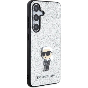 Kup Etui Karl Lagerfeld KLHCS24MGCNPSG Samsung Galaxy S24+ Plus hardcase Fixed Glitter Ikonik Logo Metal Pin srebrny/silver - KLD1910 - {ean13} - Sklep Home Screen