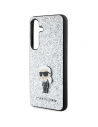Kup Etui Karl Lagerfeld KLHCS24MGCNPSG Samsung Galaxy S24+ Plus hardcase Fixed Glitter Ikonik Logo Metal Pin argintiu/silver - KLD1910 - {ean13} - Sklep Home Screen
